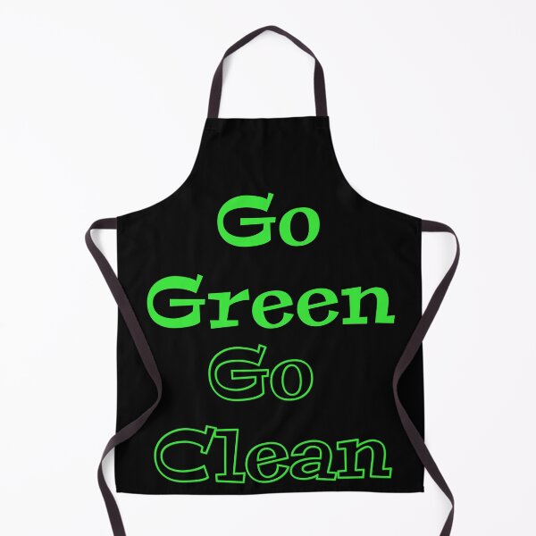 Item preview, go green go clean designed and sold by EuropeanPrints.