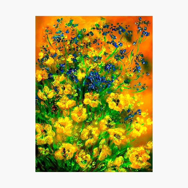 Item preview, Springtime - flower meadow in spring designed and sold by TiramisuArt.