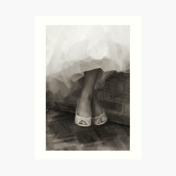 Wedding Shoes Art Print
