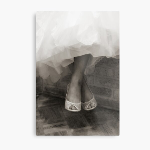 Wedding Shoes Metal Print
