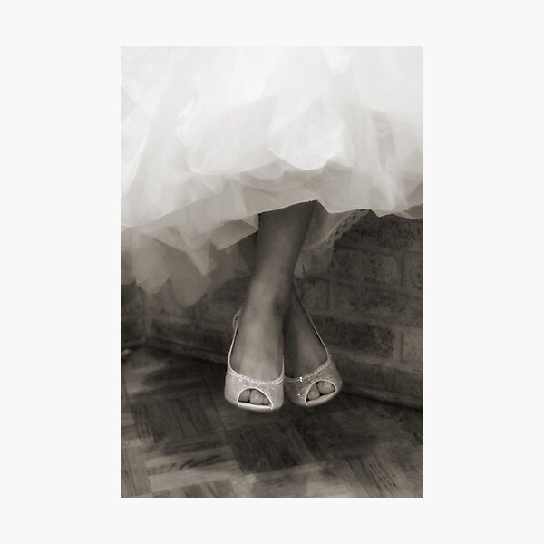 Wedding Shoes Photographic Print