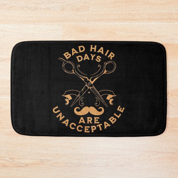Item preview, Bad Hair Days Are Unaccteptable Barber Quote designed and sold by DomTeesHaven.