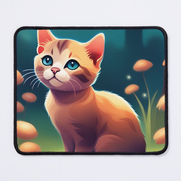Item preview, Little cute cat in garden designed and sold by Lurgi-Print.
