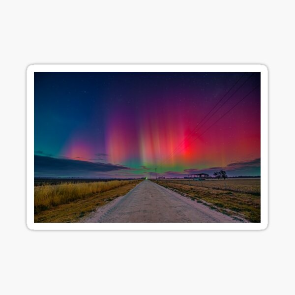 Aurora before sunrise 11/5/2024 Sticker