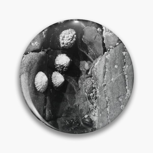 Item preview, Pool in Beach Rock Rathmullan Black and White Vertical designed and sold by eddiebarronshop.