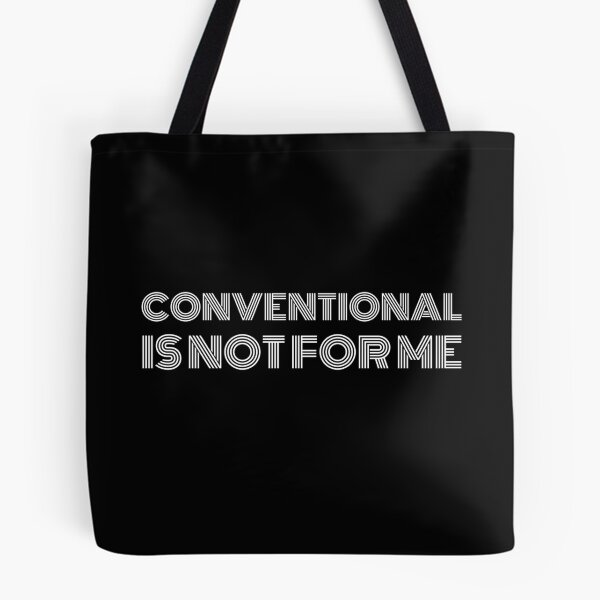 Item preview, Conventional is not for me | Swingers design designed and sold by Swinger-Merch.