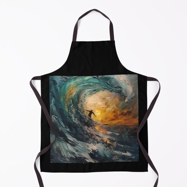 Item preview, Surfer Riding a Majestic Wave designed and sold by palmyst.