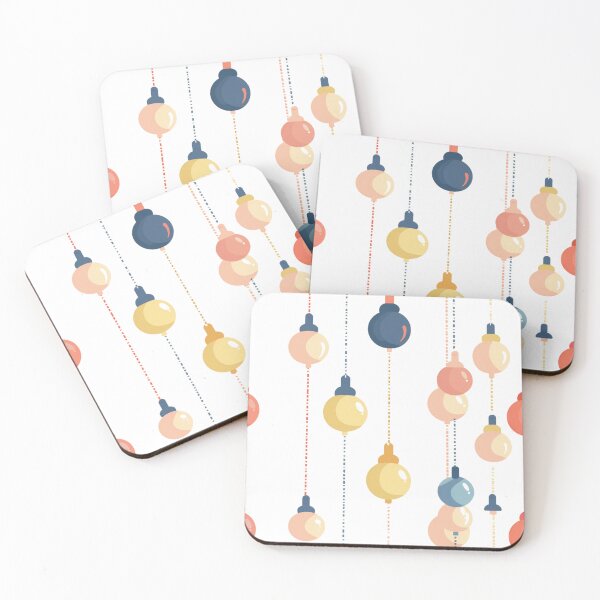 Item preview, Colorful Hanging Bulbs Pattern designed and sold by palmyst.