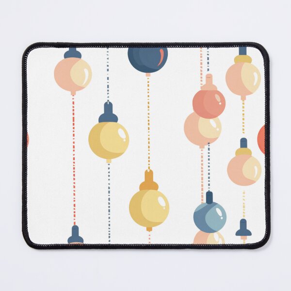 Item preview, Colorful Hanging Bulbs Pattern designed and sold by palmyst.