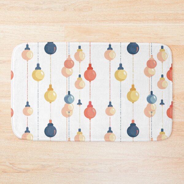 Item preview, Colorful Hanging Bulbs Pattern designed and sold by palmyst.