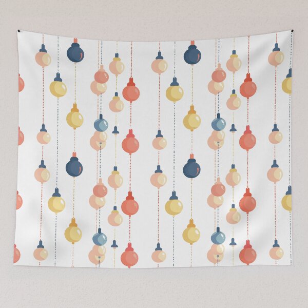 Item preview, Colorful Hanging Bulbs Pattern designed and sold by palmyst.