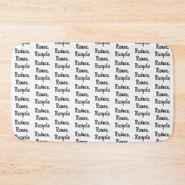 Item preview, reduce reuse recycle designed and sold by EuropeanPrints.