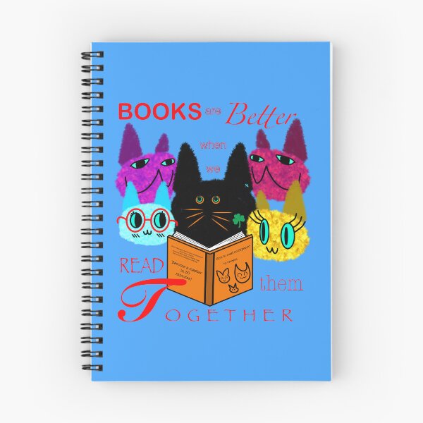 Item preview, Fuzzy Cats Reading Together designed and sold by chowlet.