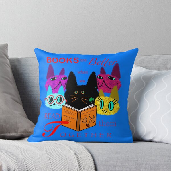 Item preview, Fuzzy Cats Reading Together designed and sold by chowlet.