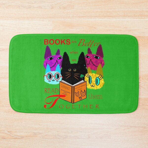 Item preview, Fuzzy Cats Reading Together designed and sold by chowlet.