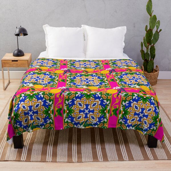 Item preview, Sicilian tiles,summer,mediterranean,lemon art designed and sold by MariaMarinova.