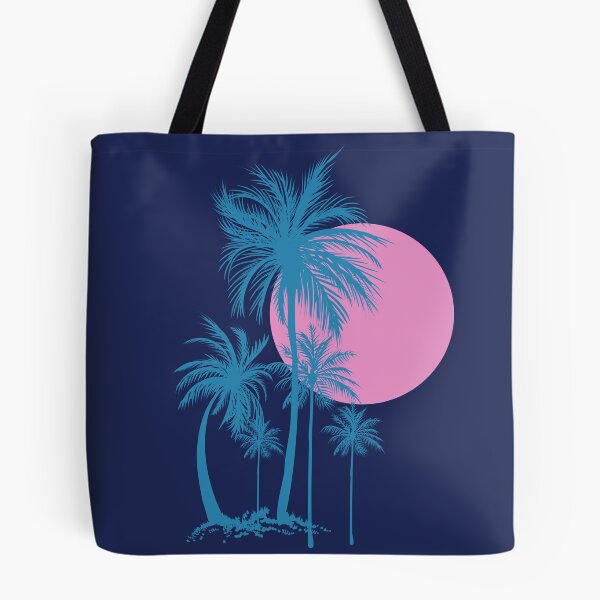 Item preview, Palmeras y sol, ilustración de vibraciones de verano. designed and sold by FleurDesign.