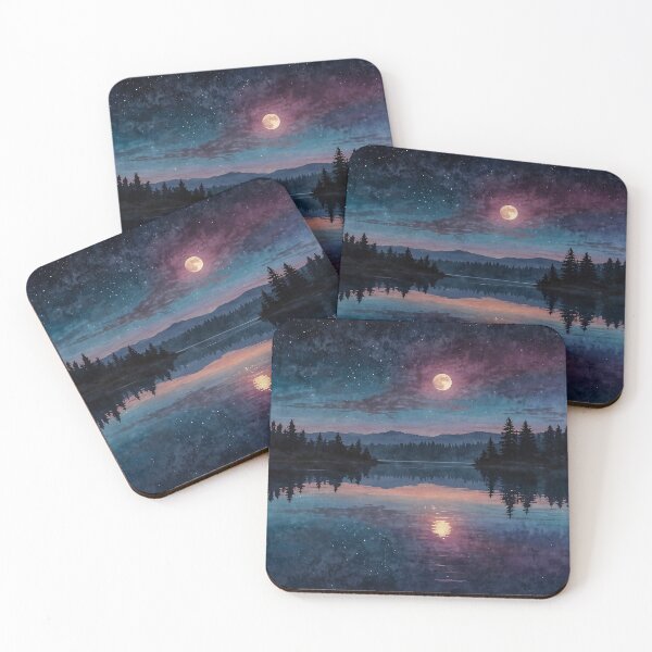 Item preview, Twilight Serenity: A Cosmic Lakeside Symphony designed and sold by Animepic222.