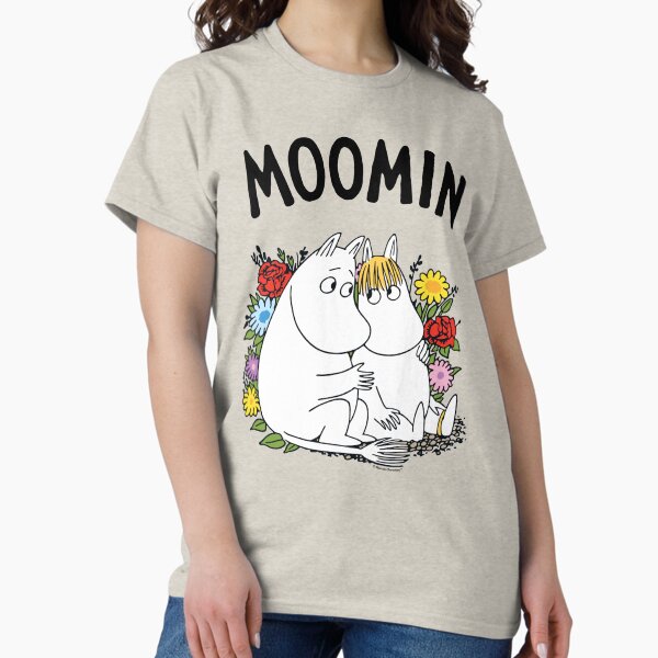 Item preview, Moomin Moomintroll Snorkmaiden Flowers designed and sold by MoominStore.