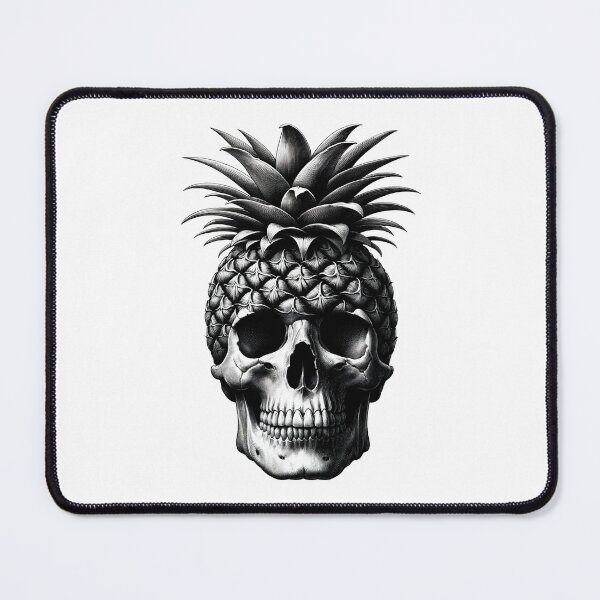 Item preview, Pineapple head skull designed and sold by Grav1n.