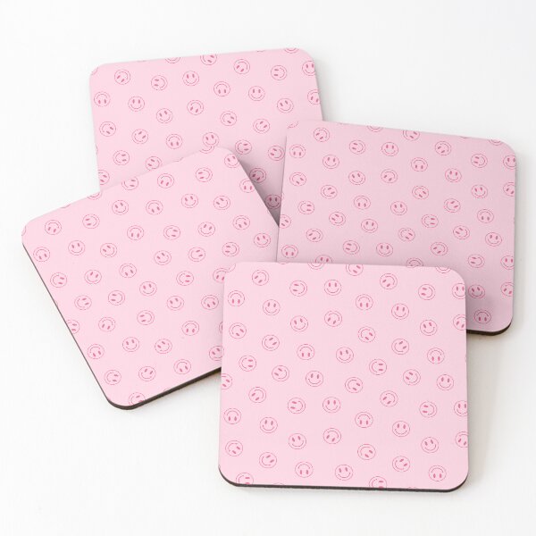 Item preview, Smiley Face Pattern, Pink designed and sold by velvetearth.