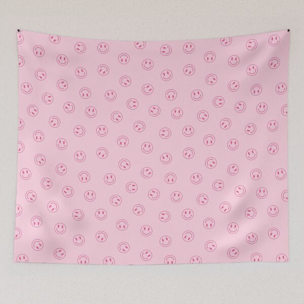 Item preview, Smiley Face Pattern, Pink designed and sold by velvetearth.