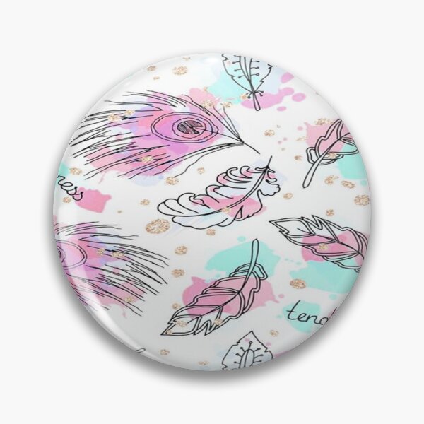 Item preview, Colorful feather pattern designed and sold by saly55887.