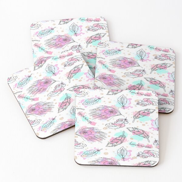 Item preview, Colorful feather pattern designed and sold by saly55887.