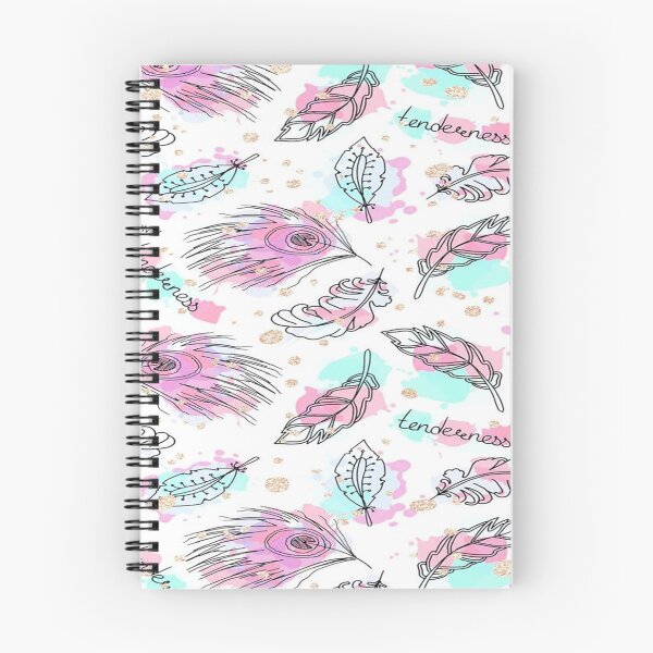 Item preview, Colorful feather pattern designed and sold by saly55887.
