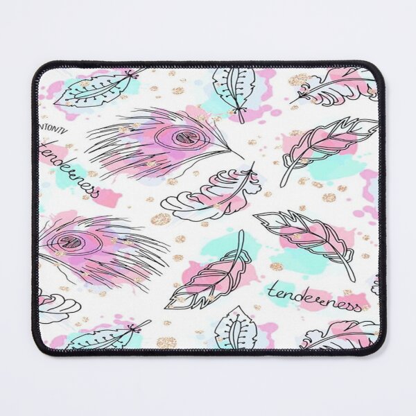 Item preview, Colorful feather pattern designed and sold by saly55887.