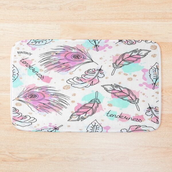 Item preview, Colorful feather pattern designed and sold by saly55887.