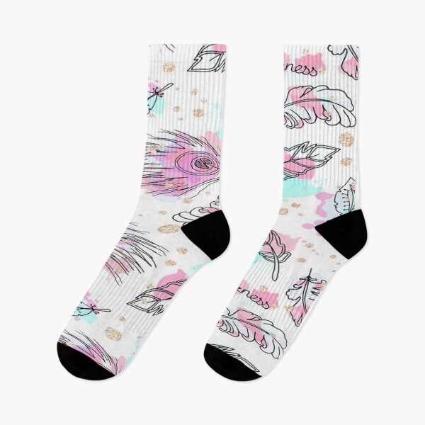 Item preview, Colorful feather pattern designed and sold by saly55887.