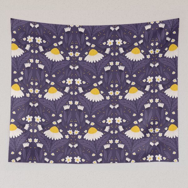 Artikelvorschau, Radiant Petals - Violet Midnight - Rotated  entworfen und verkauft von RenkoArt.