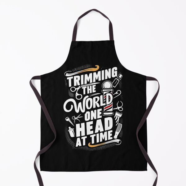 Item preview, Trimming The World: One Head At Time Barber Quote designed and sold by DomTeesHaven.