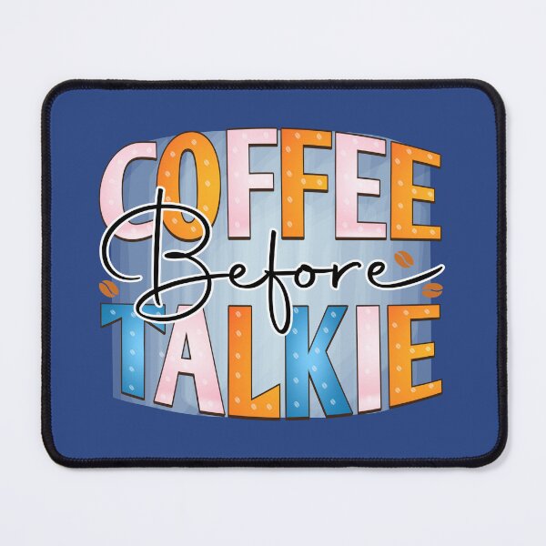 Item preview, Coffee Before Talkie designed and sold by MarigoldandLily.