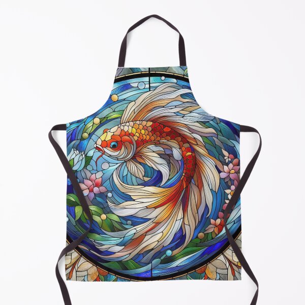 Item preview, Japanese Betta Fish Stained Glass designed and sold by LazioJoe.