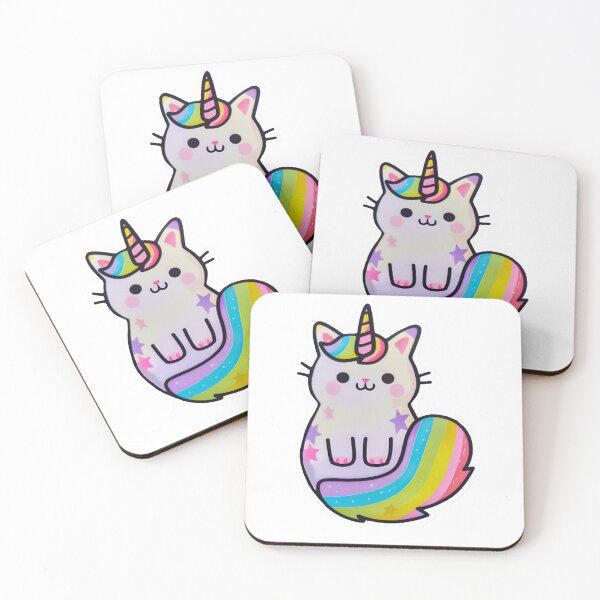 Item preview, Cute cat unicorn rainbow designed and sold by Anbe_design.