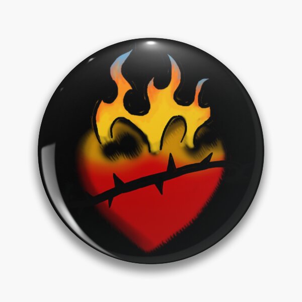 Item preview, Burning Heart designed and sold by 2024Graphyx.
