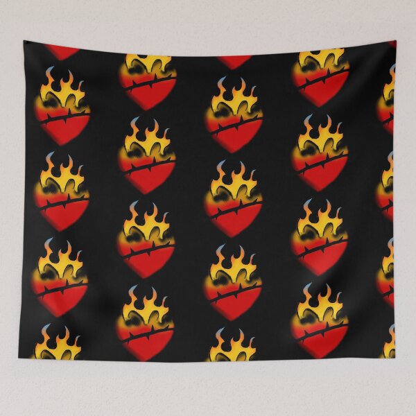 Item preview, Burning Heart designed and sold by 2024Graphyx.