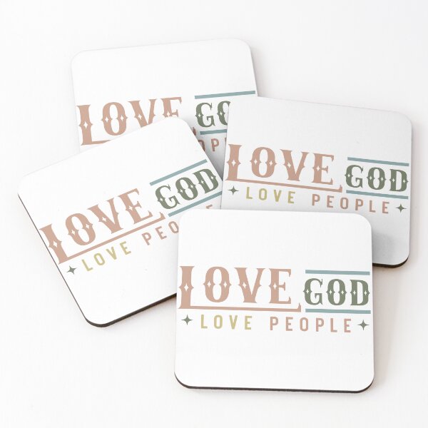 Item preview, Love God Love People designed and sold by MarigoldandLily.