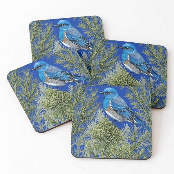 Item preview, Nevada Mountain Bluebird And Sagebrush 1 designed and sold by taiche.