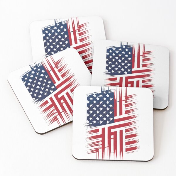 Item preview, Cool Modern Patriotic American Flag designed and sold by PlanetMarker.