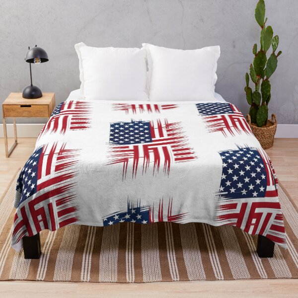 Item preview, Cool Modern Patriotic American Flag designed and sold by PlanetMarker.