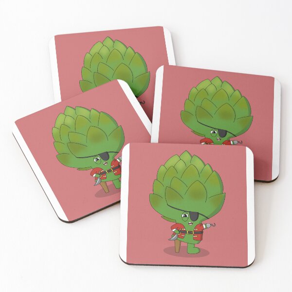 Item preview, Artichoke Pirate Pun Cartoon designed and sold by BeckiLamby.