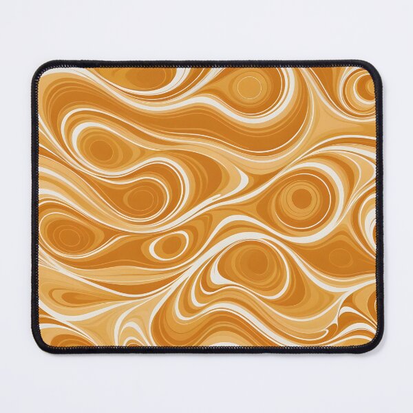 Item preview,  Mid Century Modern Liquid Swirl, Amber designed and sold by Prints and Lifestyle.