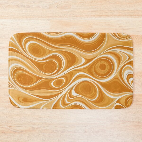 Item preview,  Mid Century Modern Liquid Swirl, Amber designed and sold by Prints and Lifestyle.