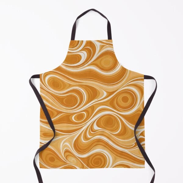 Item preview, Mid Century Modern Liquid Swirl, Amber designed and sold by Prints and Lifestyle.