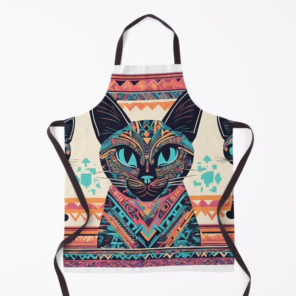 Item preview, Triumphant Trio: Aztec-Inspired Cat Artistry designed and sold by MiszungART.