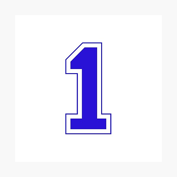 Item preview, Varsity Number 1 designed and sold by rogue-design.