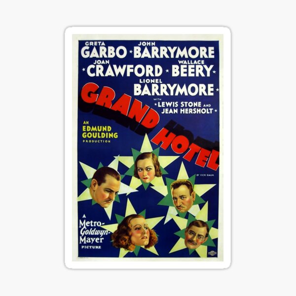 Item preview, Grand Hotel (1932) designed and sold by Candie-Shop.